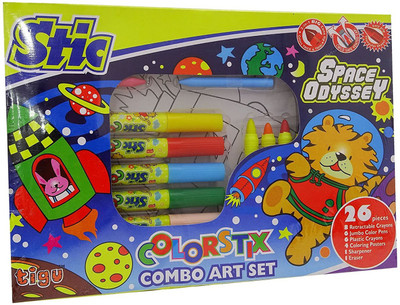 

kidoz kingdom STIC COLORSTIX COMBO ART SET - SPACE ODYSSEY