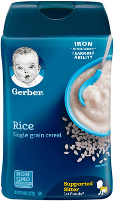 Gerber Single Grain Rice Baby Cereal Cereal(227 g, 12+ Months)