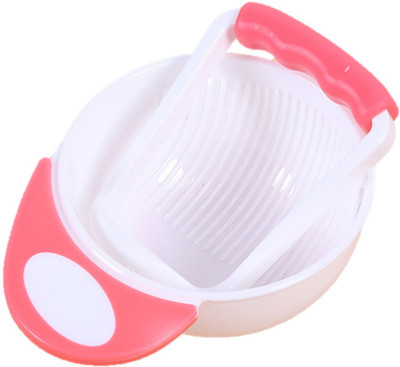 

ae Mash and Serve Bowl for Making Homemade Baby Food / Baby Food Masher/ Feed bowl/ - Food grade PP(Pink)