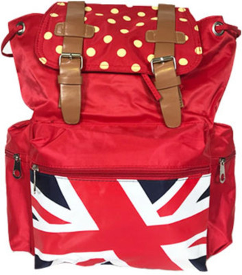 

Lelys Polyester 15 L Backpack(Red)