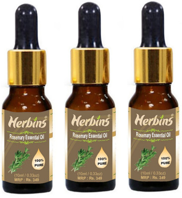 

Herbins Rosemary Essential Oil Combo-3(30 ml)