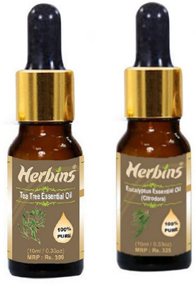 

Herbins Essential Oil (Tea Tree & Eucalyptus)(20 ml)