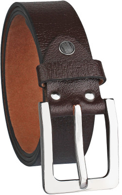 

Alfami Men Casual, Formal Brown Genuine Leather Belt, Wrinkle brown