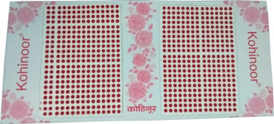 

Kohinoor Red Matching colour, Size-8, Round for women Women Red Bindis(Stick on)