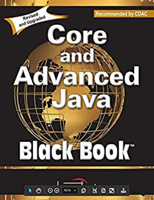 Core and Advanced Java, Black Book, Recommended by Cdac, Revised and Upgraded(English, Paperback, unknown)