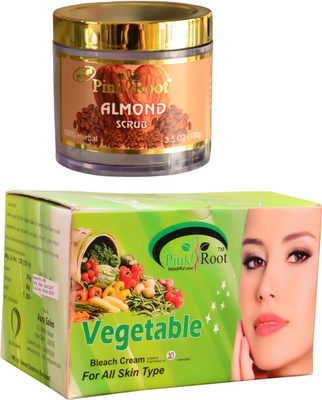 

Pink Root Vegetable Bleach 250gm and Olive Butter Cream 100gm(Set of 2)