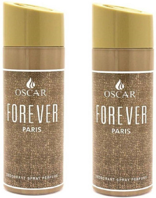 

Oscar FOREVER PARIS LONG LASTING Deodorant Spray - For Men (240 g, (Pack of 2 PC) Body Spray - For Men(240 g, Pack of 2)