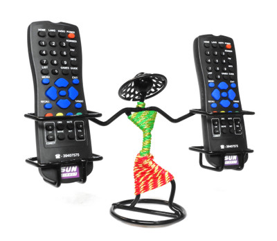 

orchid engineers 2 Compartments iron remote holder(Black)