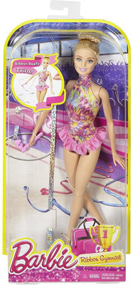 

Barbie Ribbon Gymnast Doll(Multicolor)