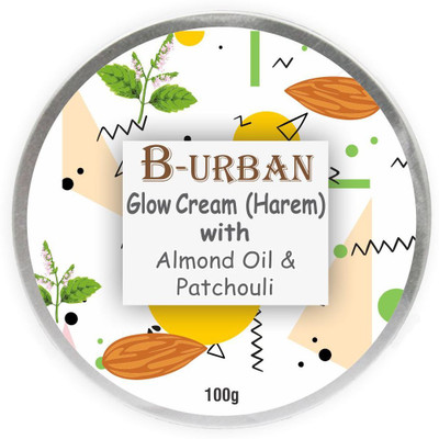

SALVIA B-URBAN Glow Cream With Almond Oil And Patchouli Oil, Made Wih Naural And Organic Ingredients, Paraben And Sulphate Free(100 g)