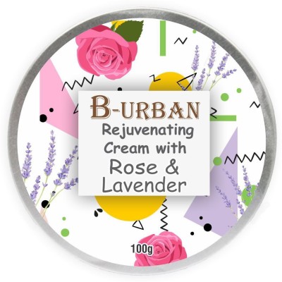 

SALVIA B-URBAN Rejuvenating Cream With Rose And Lavender Made Of Natural And Organic Ingredients Paraben And Sulphate Free Skin Care Cream For Radiant And Glowing Skin(100 g)