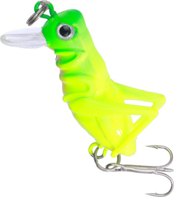 

Magideal Artificial Grasshopper Insect Fish Lure Sea Fishing Jig Hard Bait Hook Artificial Grasshopper Insect Fish Lure Artificial Fly Fishing Lure(Pack of 1 Size 4)