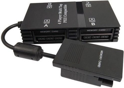 

Feleez 4 Players Multi-tap Controller Adapter for Playstation 2 Gaming Adapter(Black, For PS2)