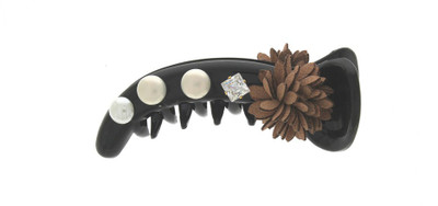 

Anuradha Art Jewellery Designer Hair Clip Banana Clip(Brown)