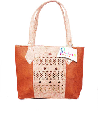 

Shokeen Collection Hand-held Bag(Brown)