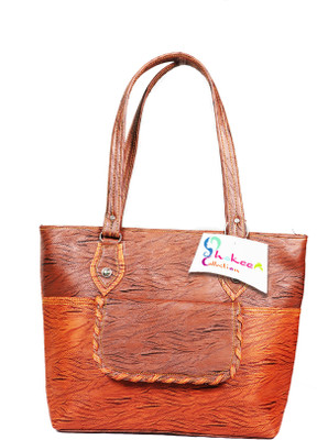 

Shokeen Collection Hand-held Bag(Brown)