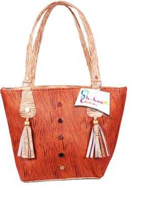 

Shokeen Collection Hand-held Bag(Brown)