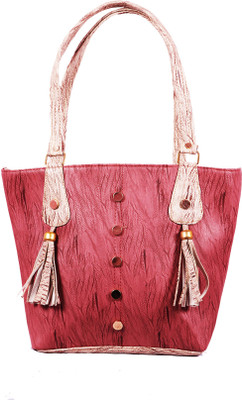 

Shokeen Collection Hand-held Bag(Maroon)
