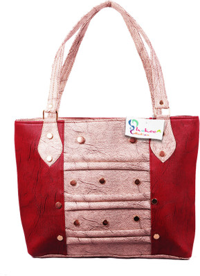 

Shokeen Collection Hand-held Bag(Maroon)