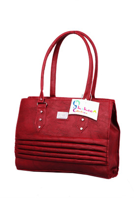 

Shokeen Collection Hand-held Bag(Maroon)