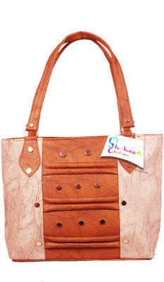 Shokeen Collection Hand-held Bag(Tan)