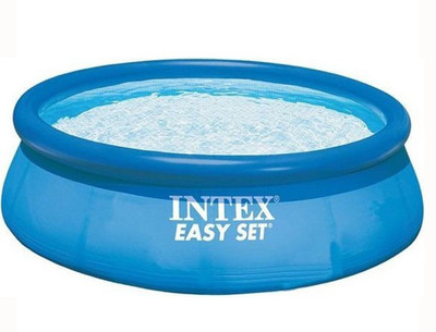 

Intex ® Original Inflatable,Superior 8ft X 30inches Jumbo Easy Set 2400 Litres Water Capacity Family Pool Inflatable Pool(Blue)