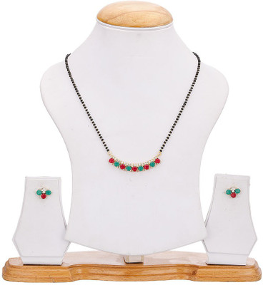 

Zeneme Alloy Jewel Set(Red, Green)