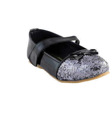 

My Soul Girls Strap Ballerinas(Black
