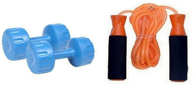 

YUKI YKI_BLU_PLSTC_DMBL_4KG_ORG_BRNG_SR Gym & Fitness Kit