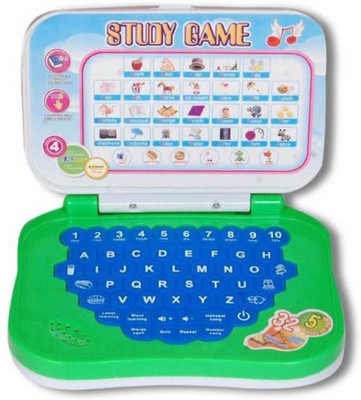 

Hytech Learning Educational Study Game Laptop With Music Mode, Letter Mode, Spell Mode & 32 English Words(Multicolor)