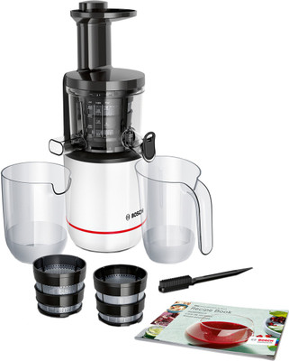 BOSCH Comfort Slow Juicer MESM500W 150 W Juicer (2 Jars, White)