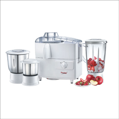 

Prestige 41114 550 W Juicer Mixer Grinder(White, 3 Jars)
