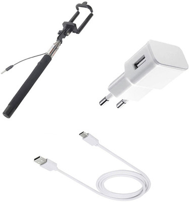 DAKRON Wall Charger Accessory Combo for Sony Xperia XZs(White)