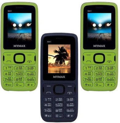 

Mymax M41 Combo of Three Mobiles(Green&Black$$Blue&Black$$Green&Black)