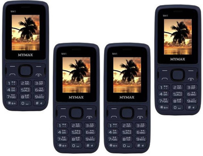 

Mymax M41 Combo of Four Mobiles(Blue&Black$$Blue&Black$$Blue&Black$$Blue&Black)