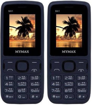 

Mymax M41 Combo of Two Mobiles(Blue&Black$$Blue&Black)