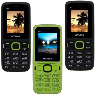 

Mymax M41 Combo of Three Mobiles(Black&Green$$Green&Black$$Black&Green)