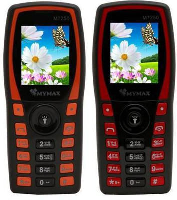 

Mymax M7250 Combo of Two Mobiles(Black&Gold$$Black&Red)