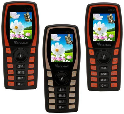 

Mymax M7250 Combo of Three Mobiles(Black&Orange$$Black&Gold$$Black&Orange)