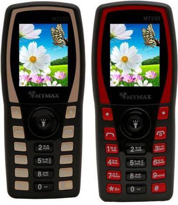 

Mymax M7250 Combo of Two Mobiles(Black&Gold$$Black&Red)