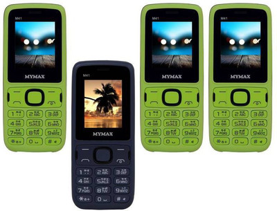 

Mymax M41 Combo of Four Mobiles(Green&Black$$Blue&Black$$Green&Black$$Green&Black)