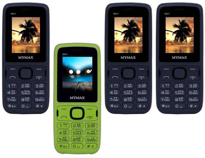 

Mymax M41 Combo of Four Mobiles(Blue&Black$$Green&Black$$Blue&Black$$Blue&Black)