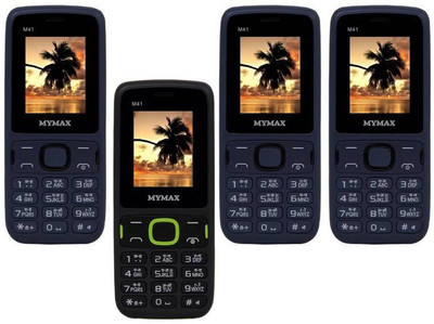 

Mymax M41 Combo of Four Mobiles(Blue&Black$$Black&Green$$Blue&Black$$Blue&Black)
