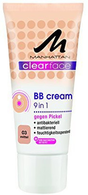 

Manhattan Clear Face Bb Cream 9 In 1 Antibacterial Cream(35 ml)