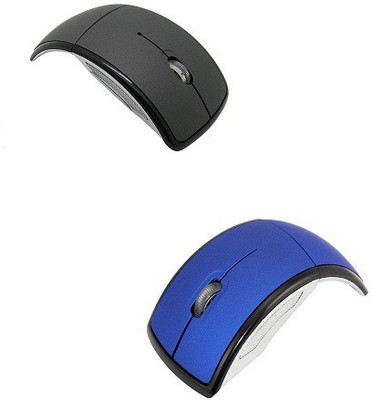 

VU4 Set Of 2 2.4Ghz Foldable ARC Wireless Optical Gaming Mouse(USB 2.0, Blue, Black)