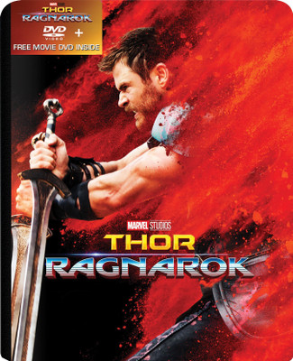 

Thor: Ragnarok Steelbook - DVD + Free DVD(DVD English)