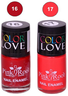 

Pink Root Nail Polish No. 16,17 Multicolor(Pack of 2)