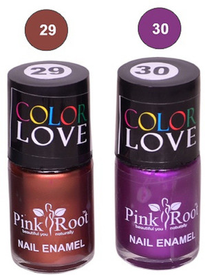 

Pink Root Nail Polish No. 29,30 Multicolor(Pack of 2)