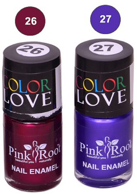 

Pink Root Nail Polish No. 26,27 Multicolor(Pack of 2)