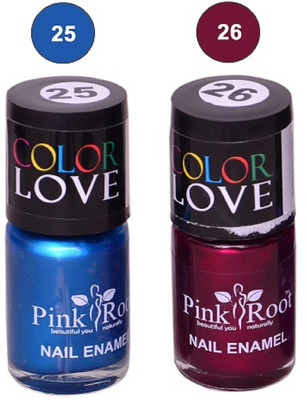 

Pink Root Nail Polish No. 25,26 Multicolor(Pack of 2)